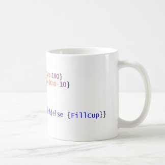 Taza de la escritura del café de PowerShell