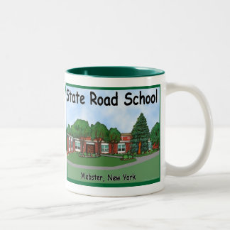 Taza de la escuela primaria del camino del estado