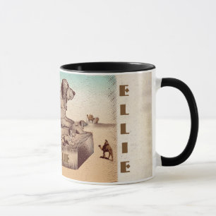 Taza de la esfinge del afloramiento -