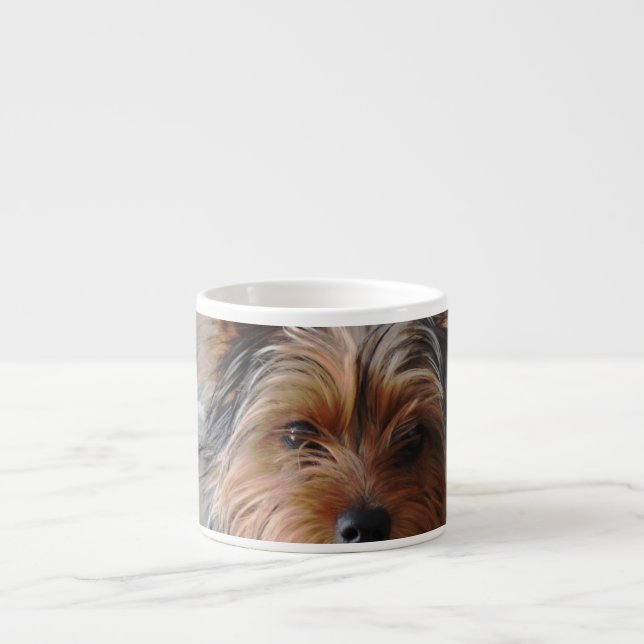 Taza de la especialidad de Yorkie Terrier (Frente)