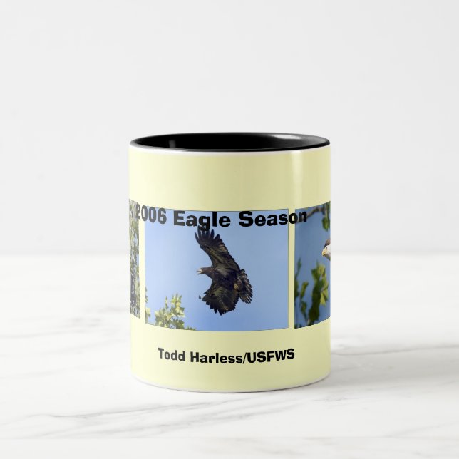 Taza de la estación de Eagle de dos tonos (Centro)