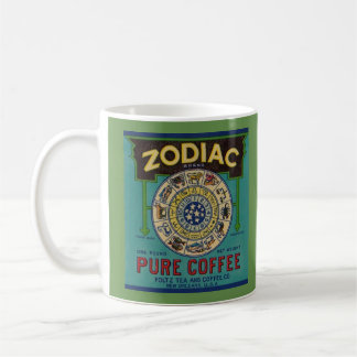 Taza de la etiqueta del café del vintage (café del
