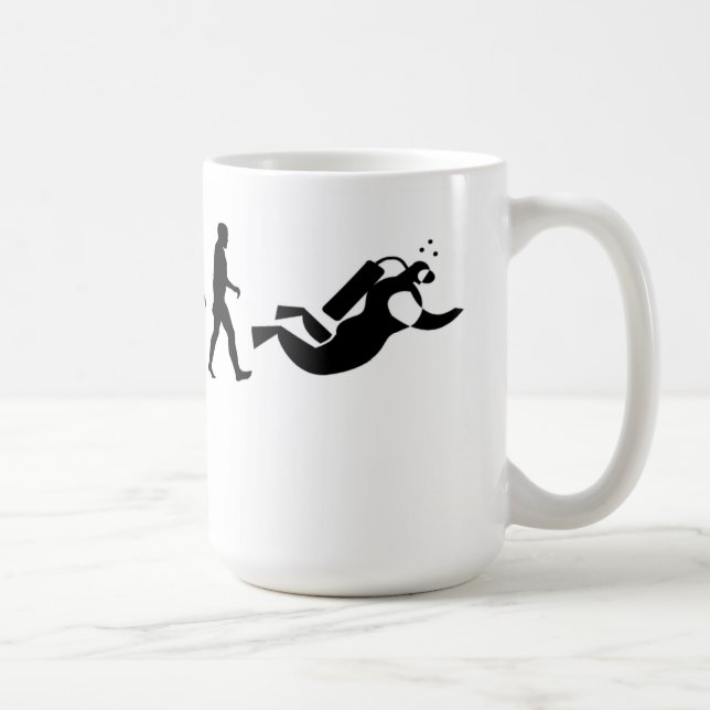 Taza de la evolución del buceador (Derecha)