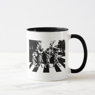 Taza de la evolución del camino de la abadía