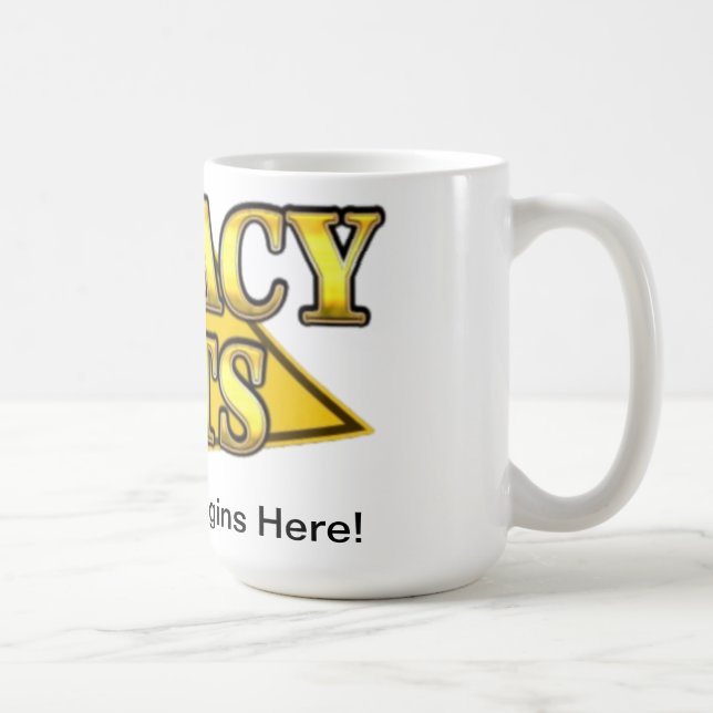 Taza de la exclusiva de Legacyhits (Derecha)