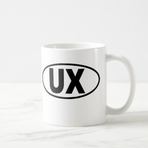 Taza de la experiencia del usuario de UX -