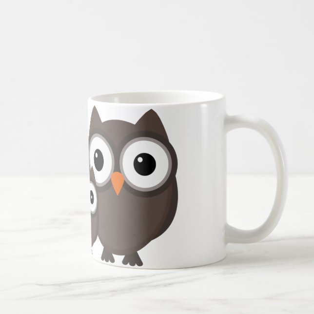 Taza de la familia del búho (Derecha)