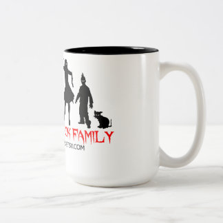 Taza de la familia del zombi