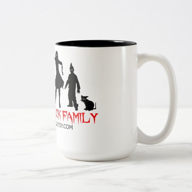 Taza de la familia del zombi (Derecha)