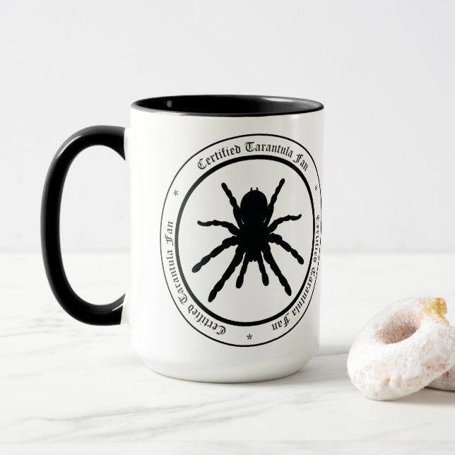 Taza de la fan del Tarantula (Con donut)