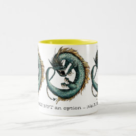 Taza de la fantasía del dragón de la mañana