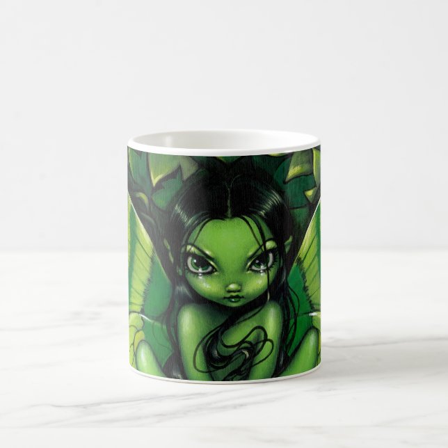 Taza "de la fantasía verde de la mariposa" (Centro)