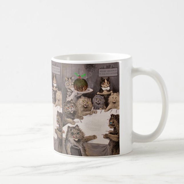 Taza de la fiesta de Navidad del gato de Louis (Derecha)