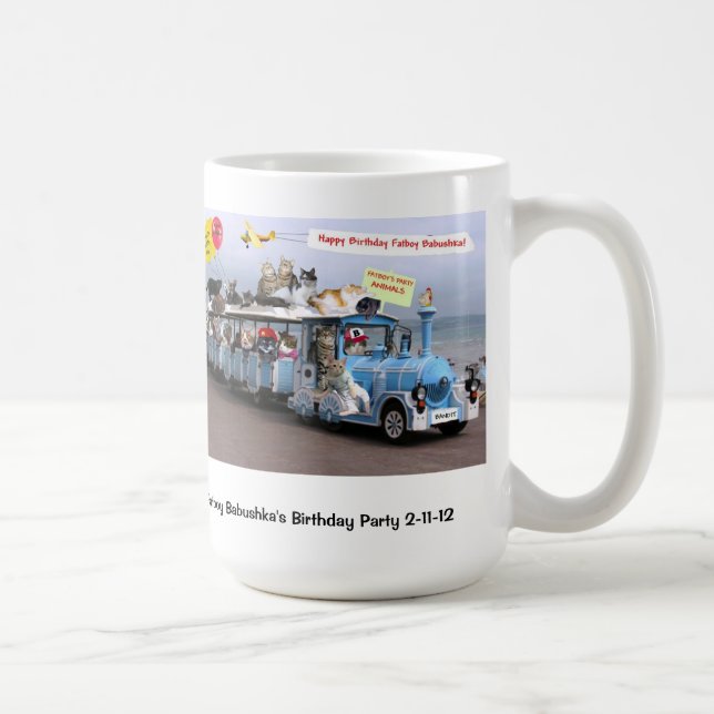 Taza de la fiesta del cumpleaños de Fatboy (Derecha)