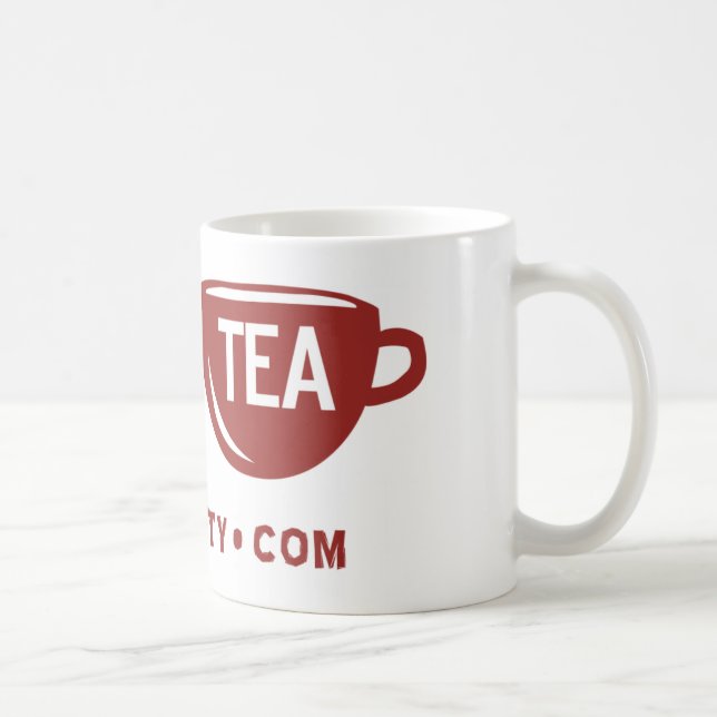 Taza de la fiesta del té de Libertea de la (Derecha)