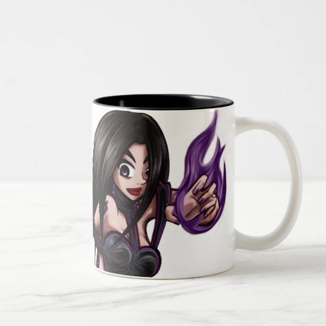 Taza de la firma de la ESPADA (negro) (Derecha)