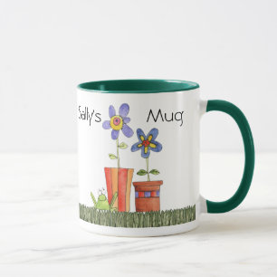 taza de la flor