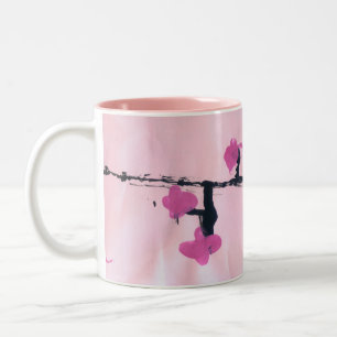 Taza de la flor de cerezo