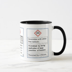 Taza de la fórmula molecular de BaRaCK