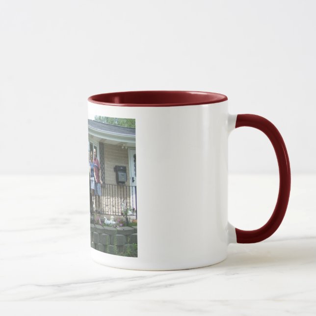 taza de la foto de la reunión de familia (Derecha)
