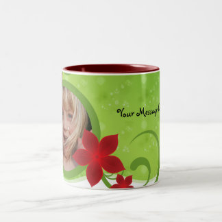 Taza de la foto del día de fiesta