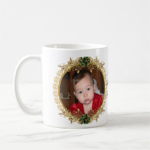 Taza de la foto del navidad para alguien especial