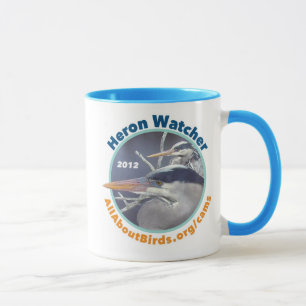 Taza de la foto del vigilante de la garza
