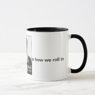 taza de la fotografía de detenido del perro del