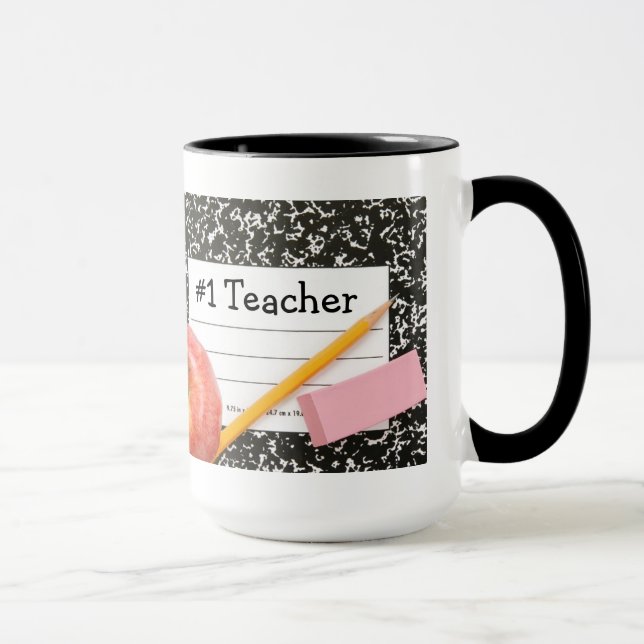 Taza de la fuente de escuela del profesor #1 (Derecha)