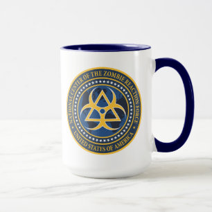 Taza de la fuerza de reacción del zombi