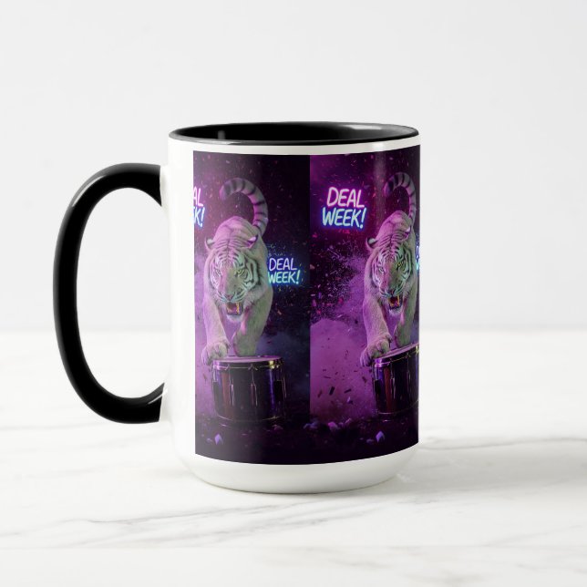 Taza de la Fuerza Soft Neon – Tigre (Izquierda)