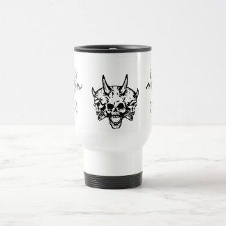 Taza de la furia y de la frustración del cráneo