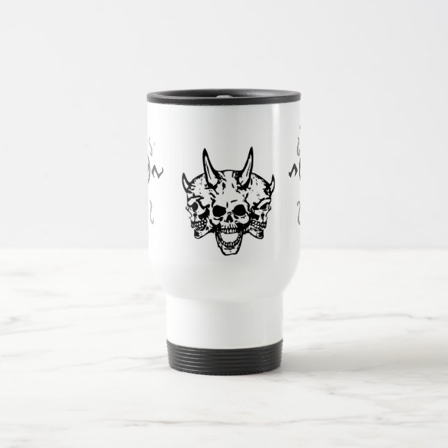 Taza de la furia y de la frustración del cráneo (Centro)