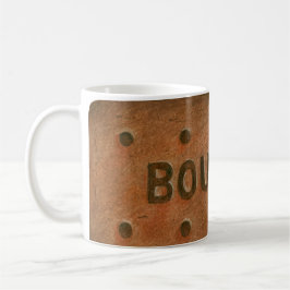 Taza de la galleta de Borbón del chocolate