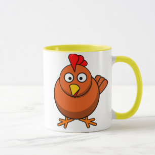 Taza de la gallina del pollo