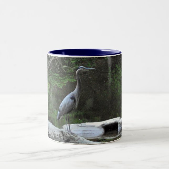 Taza de la garza de gran azul (Centro)