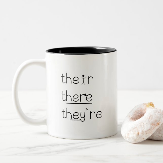 Taza de la gramática (Con donut)