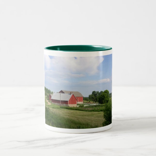 Taza de la granja del condado de Door (Centro)