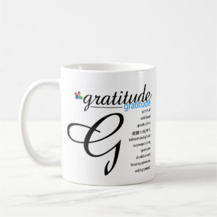 Taza de la gratitud de PositivEnergy