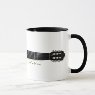 Taza de la guitarra acústica