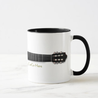 Taza de la guitarra acústica