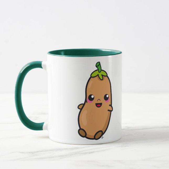 Taza de la haba de Kawaii (Izquierda)