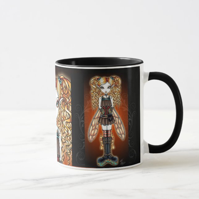 Taza de la hada de "Kayla" Steampunk (Derecha)
