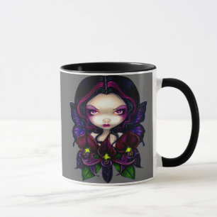 Taza "de la hada negra de la orquídea"