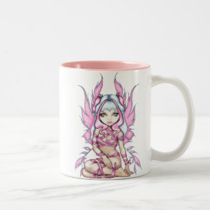 Taza "de la hada rosada de la cinta"