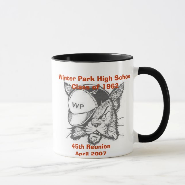 Taza de la High School secundaria del parque del (Derecha)