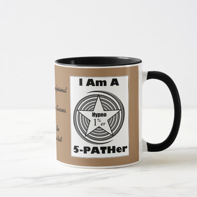 Taza de la hipnosis para 5-PATH 1%ers (Brown y (Derecha)