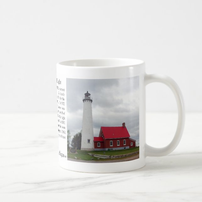 Taza de la historia del faro del punto de Tawas (Derecha)