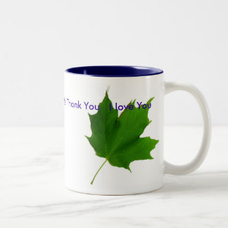 Taza de la hoja de arce de Ho'oponopono