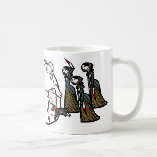 Taza de la horda del arte del cadáver